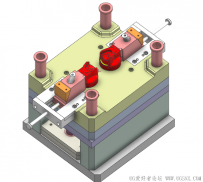分享一套杀虫剂盖子注塑模具