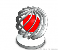 分享一个SolidWorks绘制的深渊螺旋灯