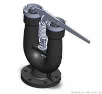 分享一个SolidWorks绘制的安全阀