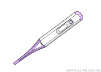 分享一个SolidWorks绘制的电子温度计