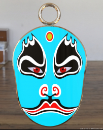 京剧脸谱吊坠