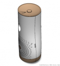 分享一个SolidWorks绘制的空气清新剂喷雾器支架