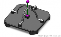 分享一个SolidWorks制作的游戏遥控器摇杆机械结构