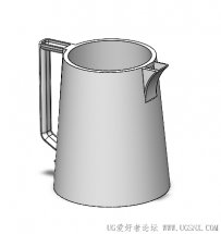 分享一个SolidWorks绘制的电热水壶