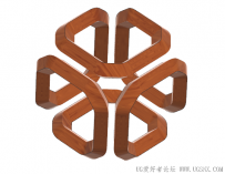 分享一个NX绘制的正方体互连框架