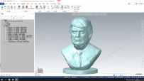 人物半身像（stl格式）和MASTERCAM刀路