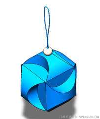 分享一个SolidWorks绘制的吊坠平安符