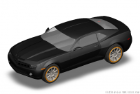 分享一辆SolidWorks雪佛兰科迈罗-2010模型 带参