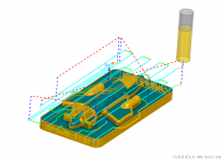 分享一个NX飞机刀路