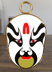 京剧脸谱吊坠