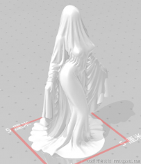 分享一个性感女鬼STL模型