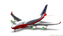分享一架SolidWorks绘制的波音747飞机