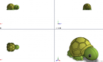 分享一个SolidWorks绘制的小乌龟 小绿龟模型