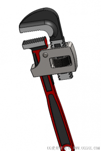 分享一个SolidWorks绘制的大号扳手模型