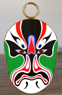 京剧脸谱吊坠