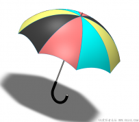 分享一个SolidWorks绘制的雨伞
