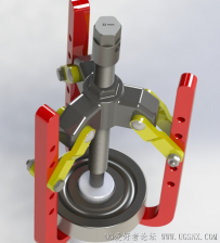 分享一个SolidWorks绘制的三爪拉马