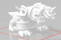 分享一个魔兽世界地狱猎犬STL 3D打印模型