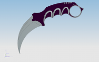 爪刀  画的不好见谅