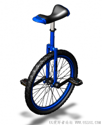 分享一个SolidWorks绘制的独轮车