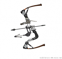 分享一把SolidWorks绘制的复合弓