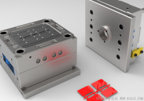 分享一套注塑PBA板材模具