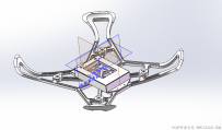 分享一个SolidWorks格式的四轴无人机骨架