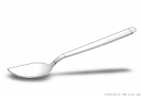 分享一个SolidWorks绘制的调羹