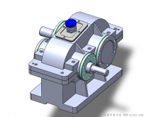 SolidWorks画的二级减速器 机械专业大学生都画过吧？