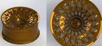 分享一个SolidWorks绘制的轮毂