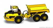 分享一个SolidWorks绘制的玩具自卸卡车