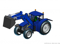 分享一个SolidWorks绘制的装载机