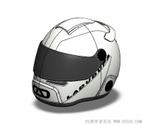 分享一个SolidWorks绘制的F1头盔