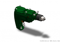 分享一个SolidWorks绘制的手电钻