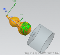 自己画的福字葫芦模型，带刀路