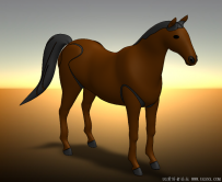 一匹SolidWorks绘制的马 送给各位牛马