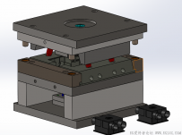 分享一套电力设备零部件塑料模具