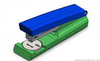 分享一个SolidWorks绘制的订书机