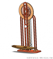 分享一个SolidWorks海盗船玩具装置