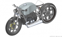 分享一个BMW街头摩托模型